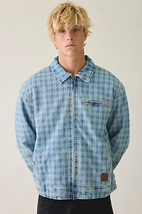 GUESS JEANS Detroit Plaid Work Jacket