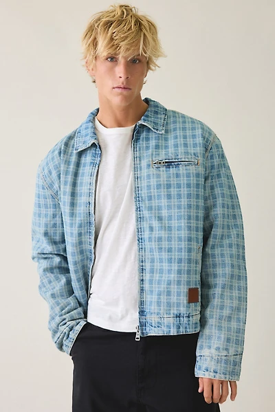 GUESS JEANS Detroit Plaid Work Jacket