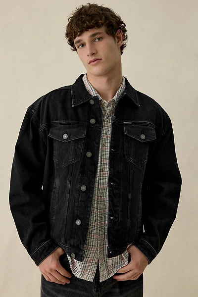 GUESS JEANS Oversized Trucker Jacket