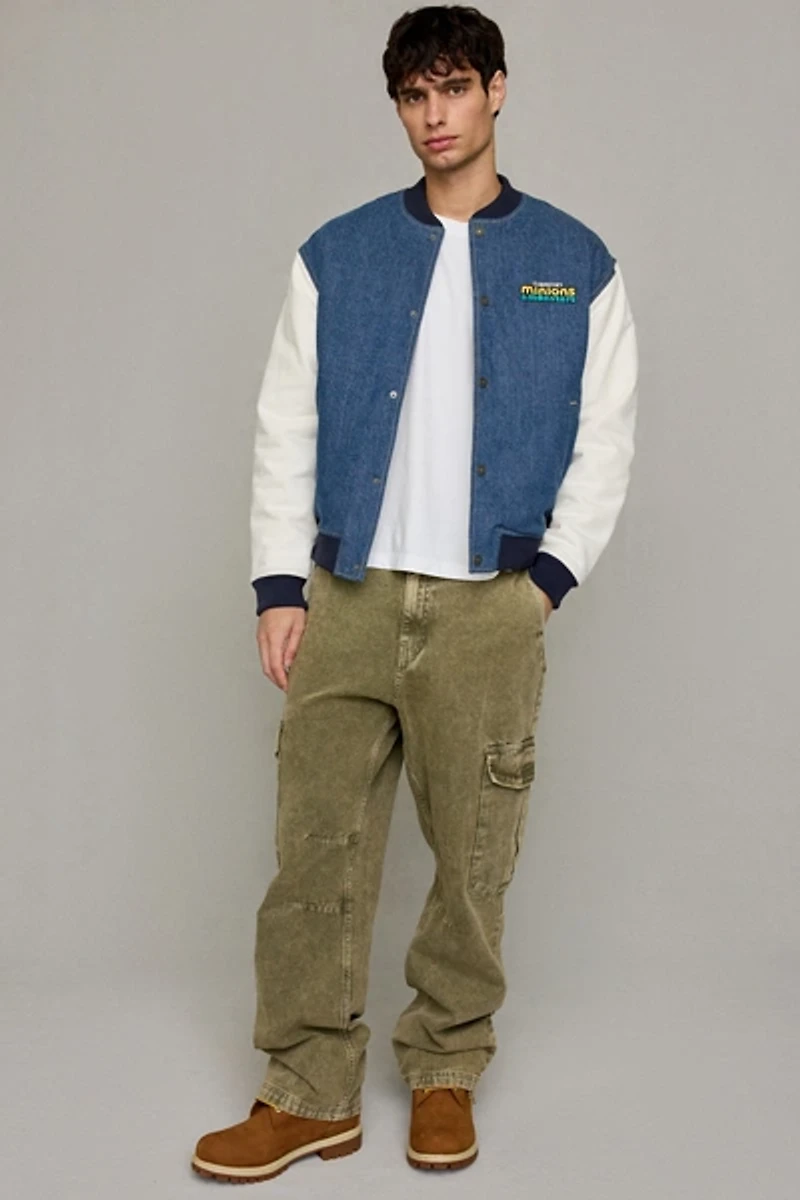 GUESS JEANS X Minions Letterman Jacket