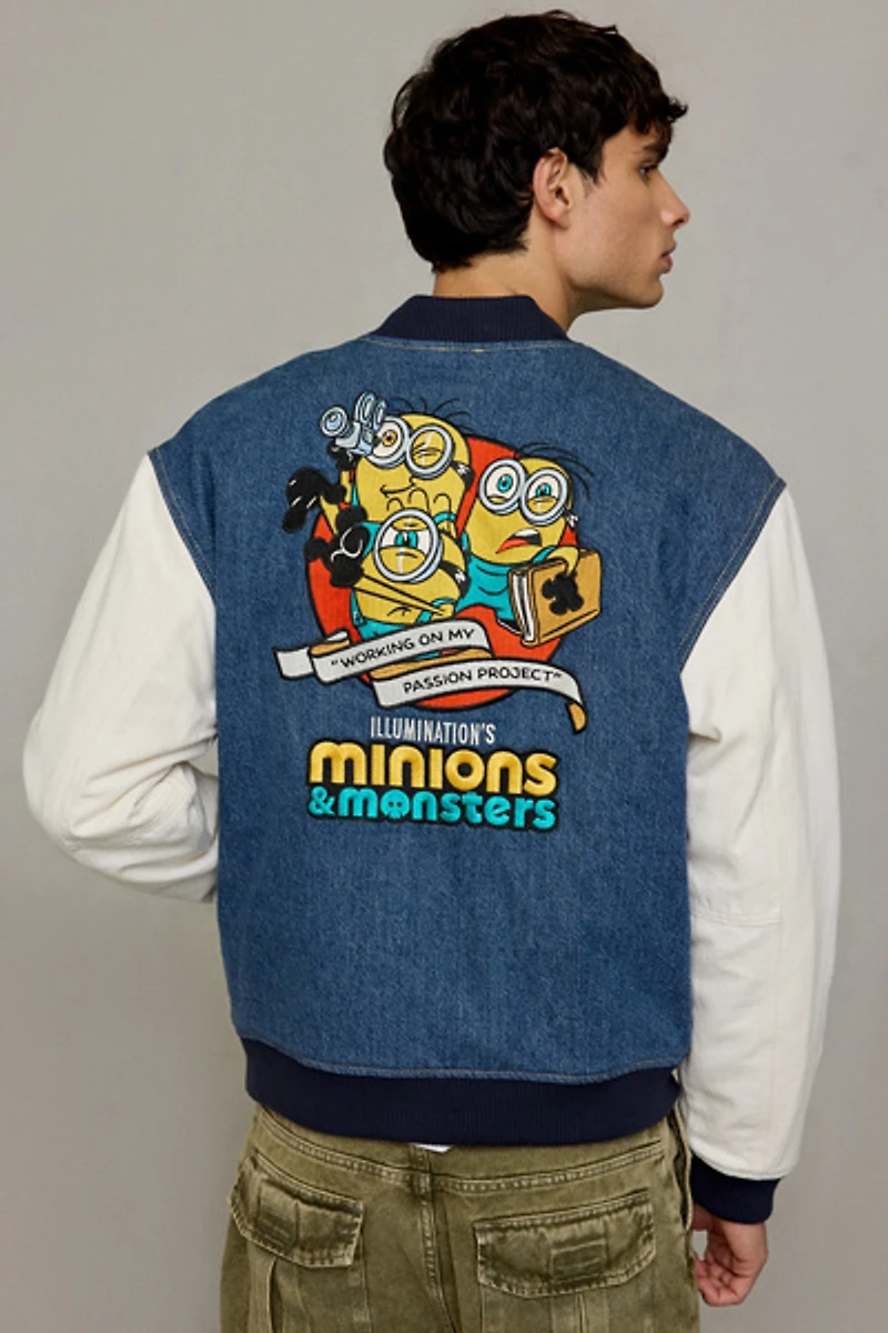 GUESS JEANS X Minions Letterman Jacket