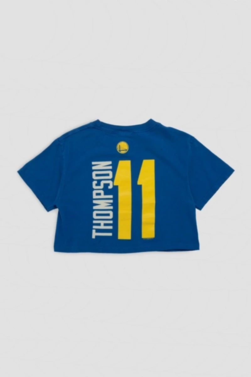 Frankie Collective Rework Golden State Warriors Crop Tee