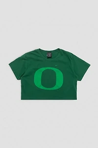 Frankie Collective Rework Oregon Ducks Crop Tee