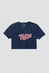Frankie Collective Rework Minnesota Twins Crop Tee