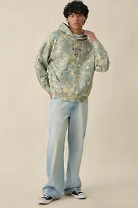 GUESS JEANS Baker Logo Camo Hoodie Sweatshirt