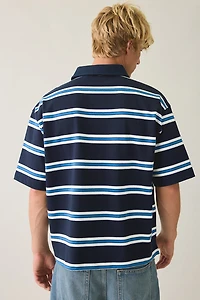 GUESS JEANS Striped Boxy Fit Tee