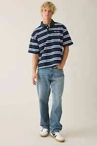 GUESS JEANS Striped Boxy Fit Tee