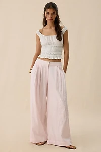 Muse Assembly Vivienne Cotton Wide Leg Trousers
