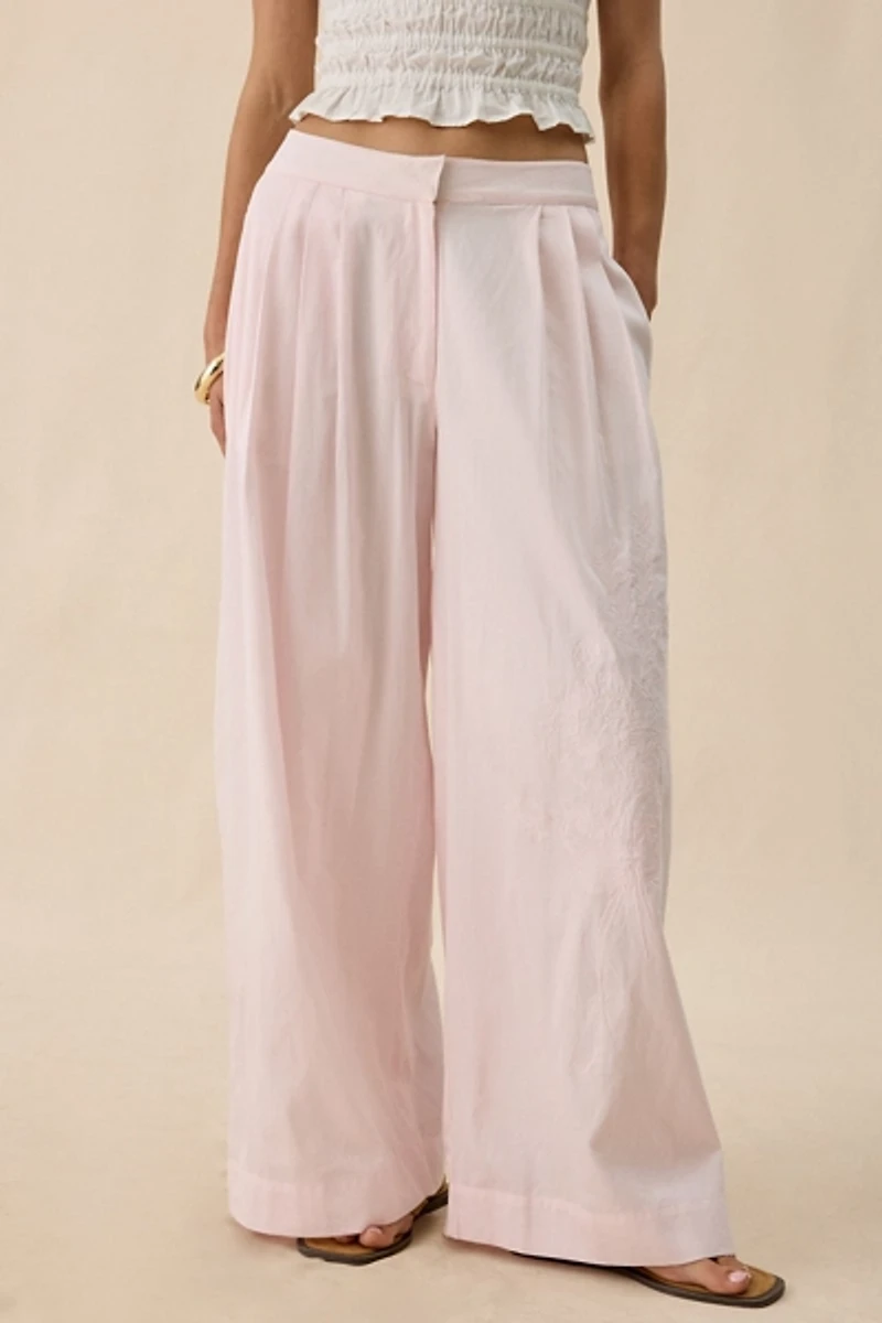 Muse Assembly Vivienne Cotton Wide Leg Trousers