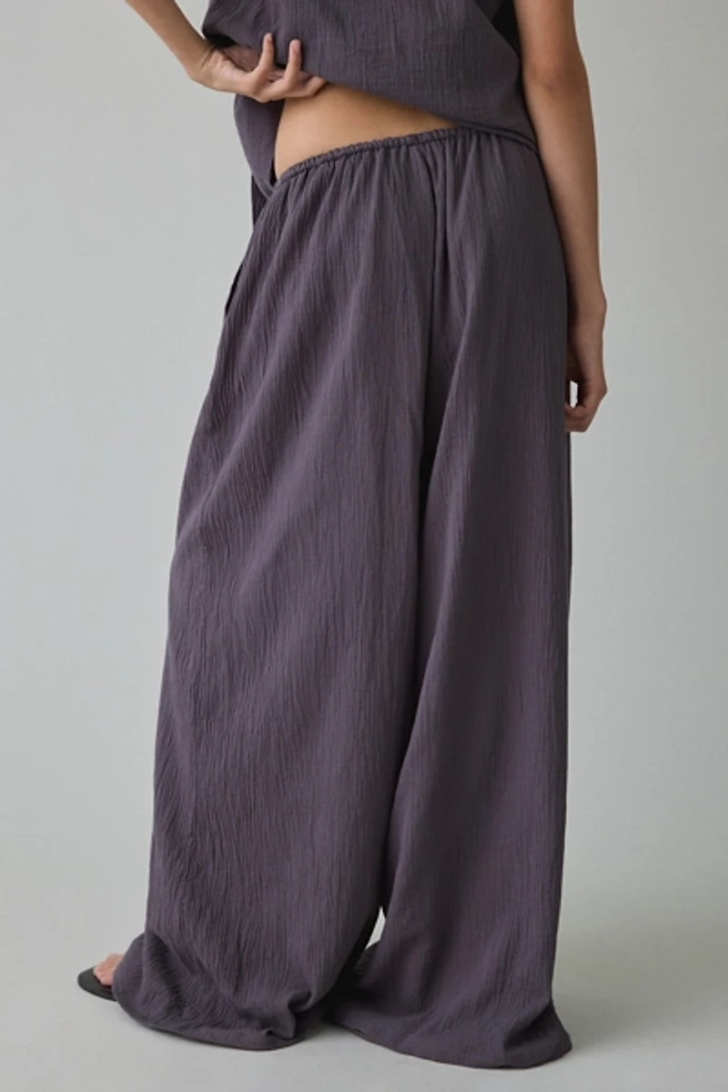 Muse Assembly Fern Pull-On Wide Leg Baggy Pants