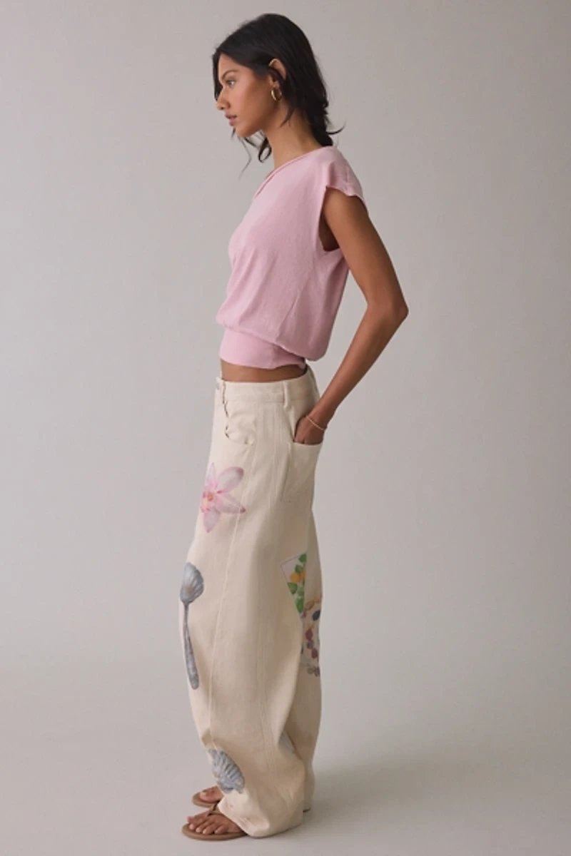 Muse Assembly Bay Icon Graphic Baggy Jeans