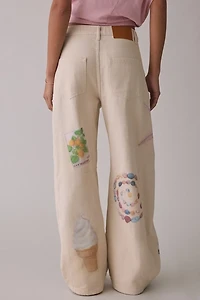 Muse Assembly Bay Icon Graphic Baggy Jeans