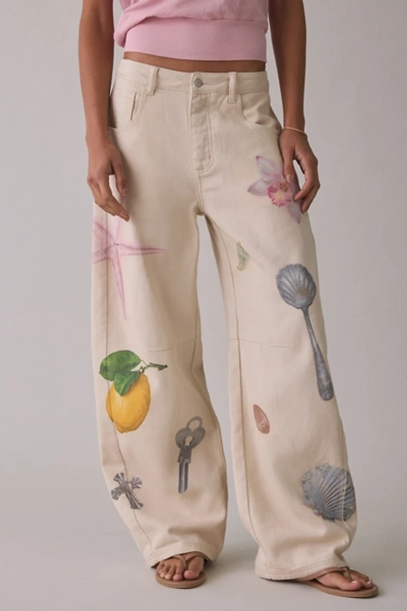 Muse Assembly Bay Icon Graphic Baggy Jeans