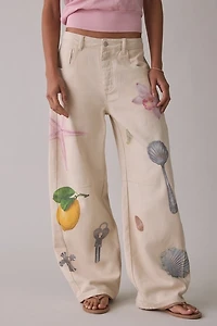 Muse Assembly Bay Icon Graphic Baggy Jeans