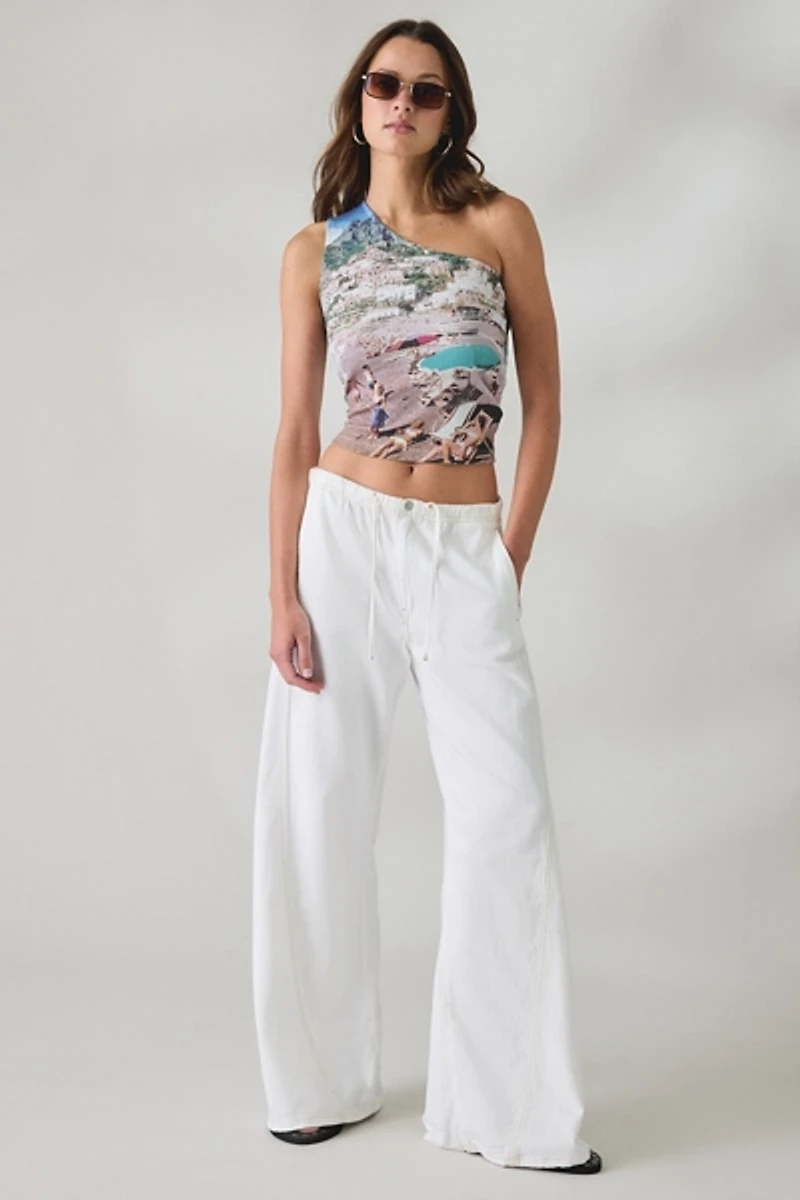 Muse Assembly Sandy One-Shoulder Top