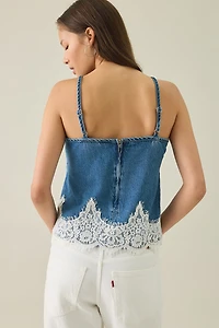 Levi’s® '90s Denim Lace Trim Cami