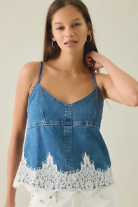 Levi’s® '90s Denim Lace Trim Cami