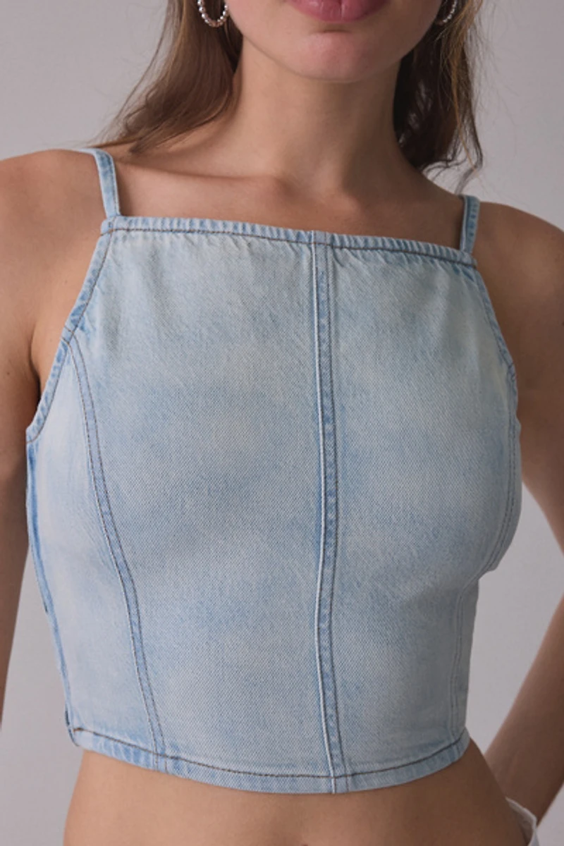 Levi’s® Square Neck Denim Tank Top