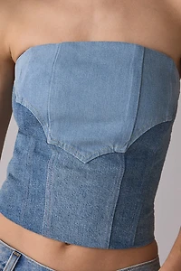 Levi’s® Blue Tab Roper Denim Bustier Top