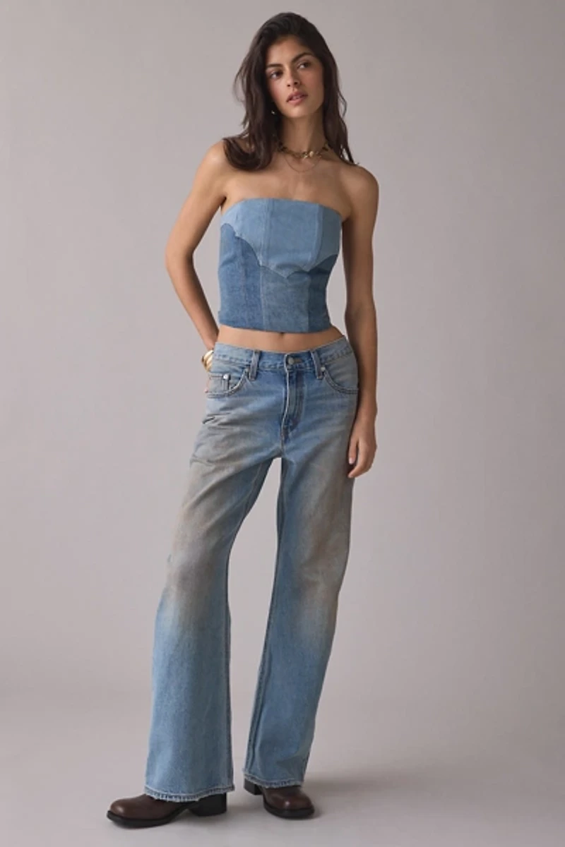 Levi’s® Blue Tab Roper Denim Bustier Top