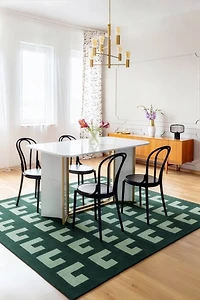 Jubi Gradino Hand Tufted Wool Rug