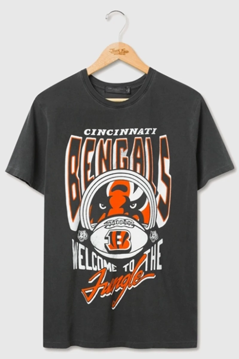 Junk Food NFL Cincinnati Bengals Eyes Vintage Inspired Tee