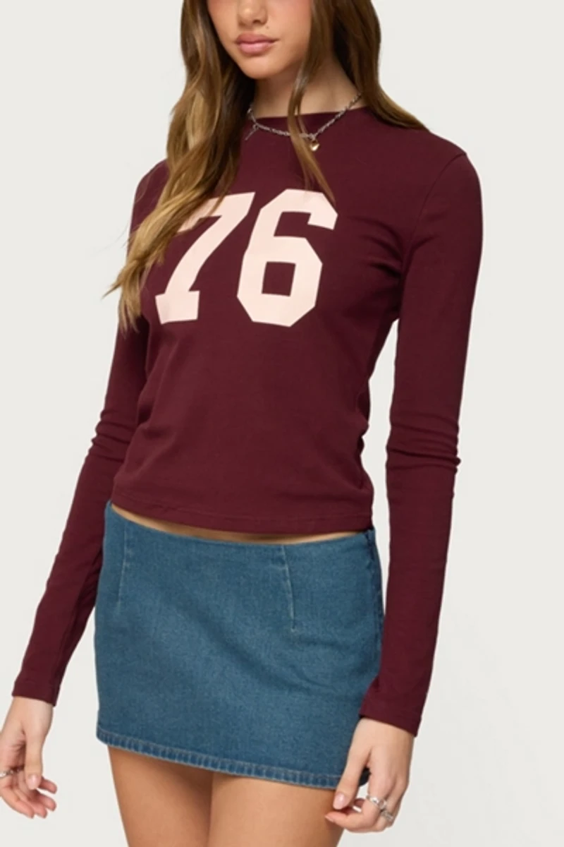 Edikted 76 Long Sleeve T Shirt