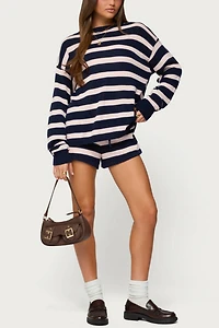 Edikted Amaris Oversized Striped Sweater