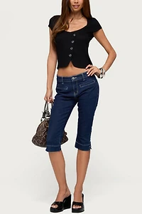 Edikted Blaunca Asymmetric Knit Top