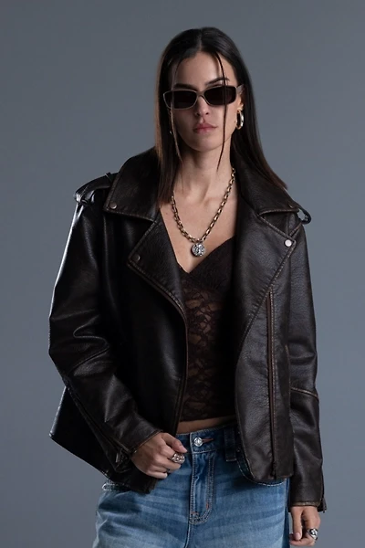 Miss Me Elara Leather Jacket