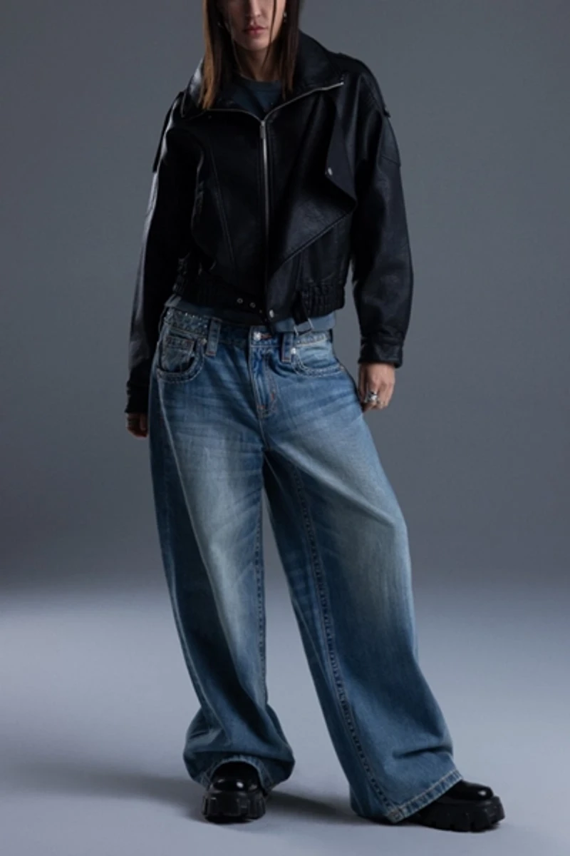 Miss Me Lonnie Leather Jacket