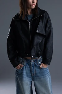 Miss Me Lonnie Leather Jacket