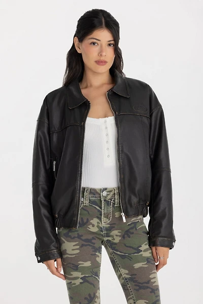 Miss Me Ember Leather Jacket