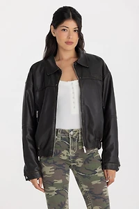 Miss Me Ember Leather Jacket
