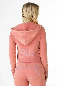 Miss Me Loves It Rhinestone Jacket