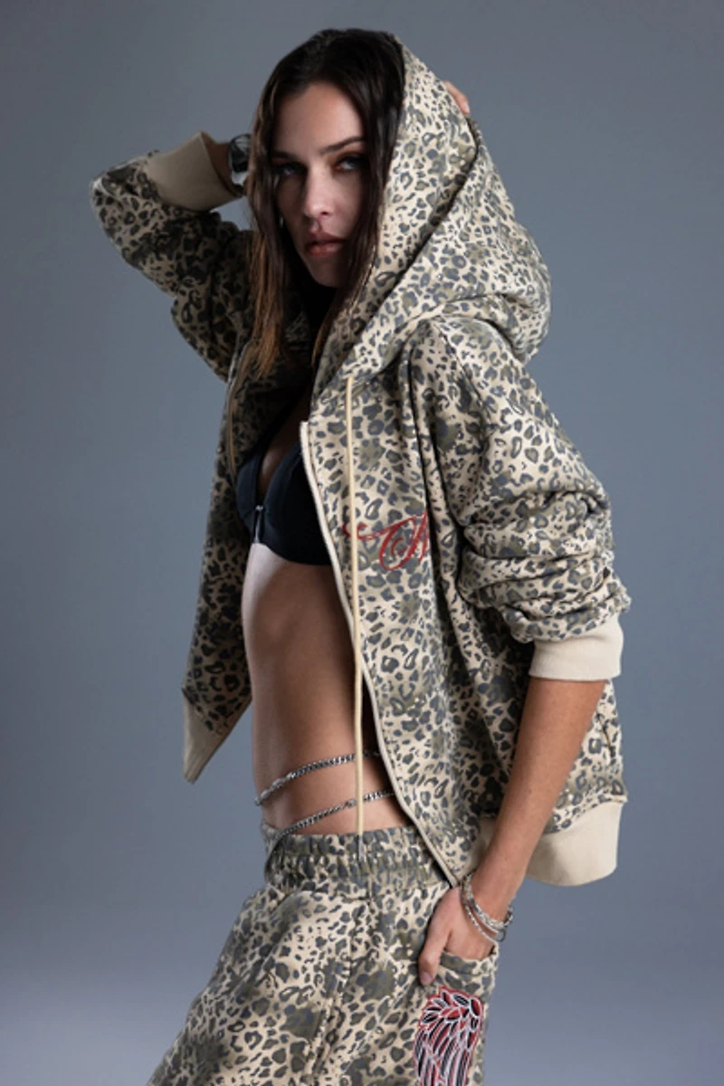 Miss Me Natasha Double Zip Up Hoodie