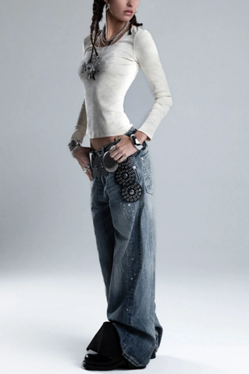 Miss Me Arlo Ribbed Knit Top