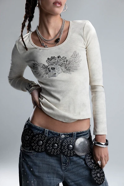 Miss Me Arlo Ribbed Knit Top