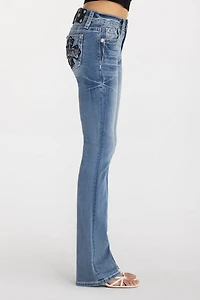 Miss Me Venus Cross Bootcut Jean