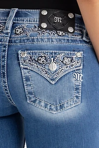 Miss Me Solene Fleur Bootcut Jean