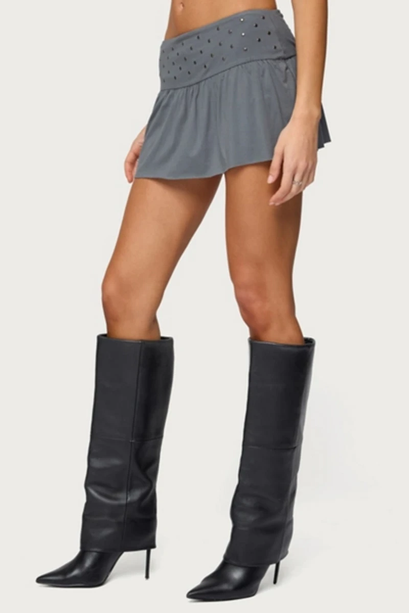 Edikted Klara Studded Mini Skort