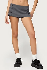 Edikted Imaney Button Mini Skort