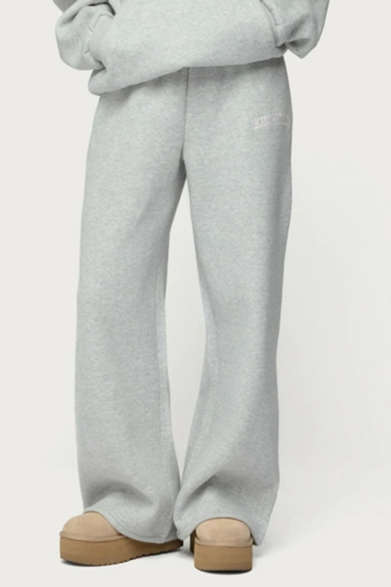 Edikted Lover Wide Leg Sweatpants