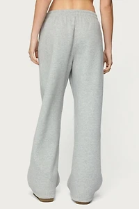 Edikted Lover Wide Leg Sweatpants