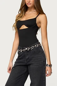 Edikted Shulah Cutout Cupped Bodysuit