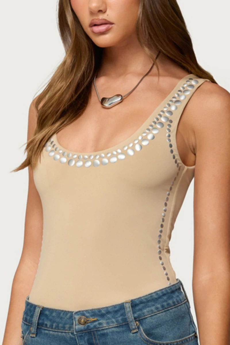 Edikted Amaia Studded Bodysuit