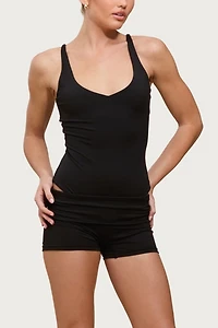 Edikted Alondra V Neck Bodysuit