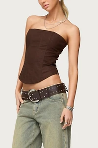 Edikted Hadar Linen Look Corset