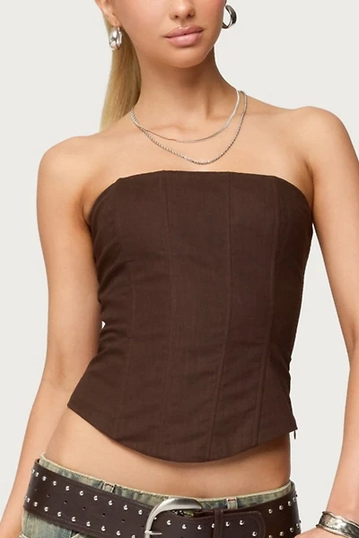 Edikted Hadar Linen Look Corset