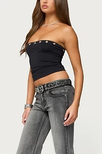 Edikted Dahna Grommet Tube Top